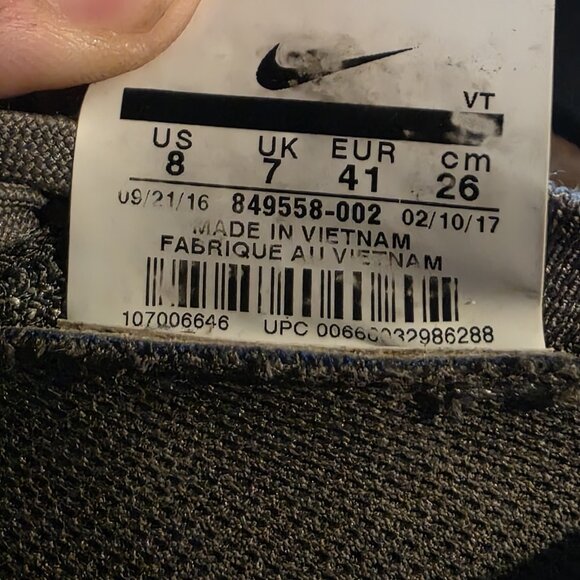 Nike Air Vapormax Asphalt Mens Size 8 Shoes Sneakers - Picture 9 of 9